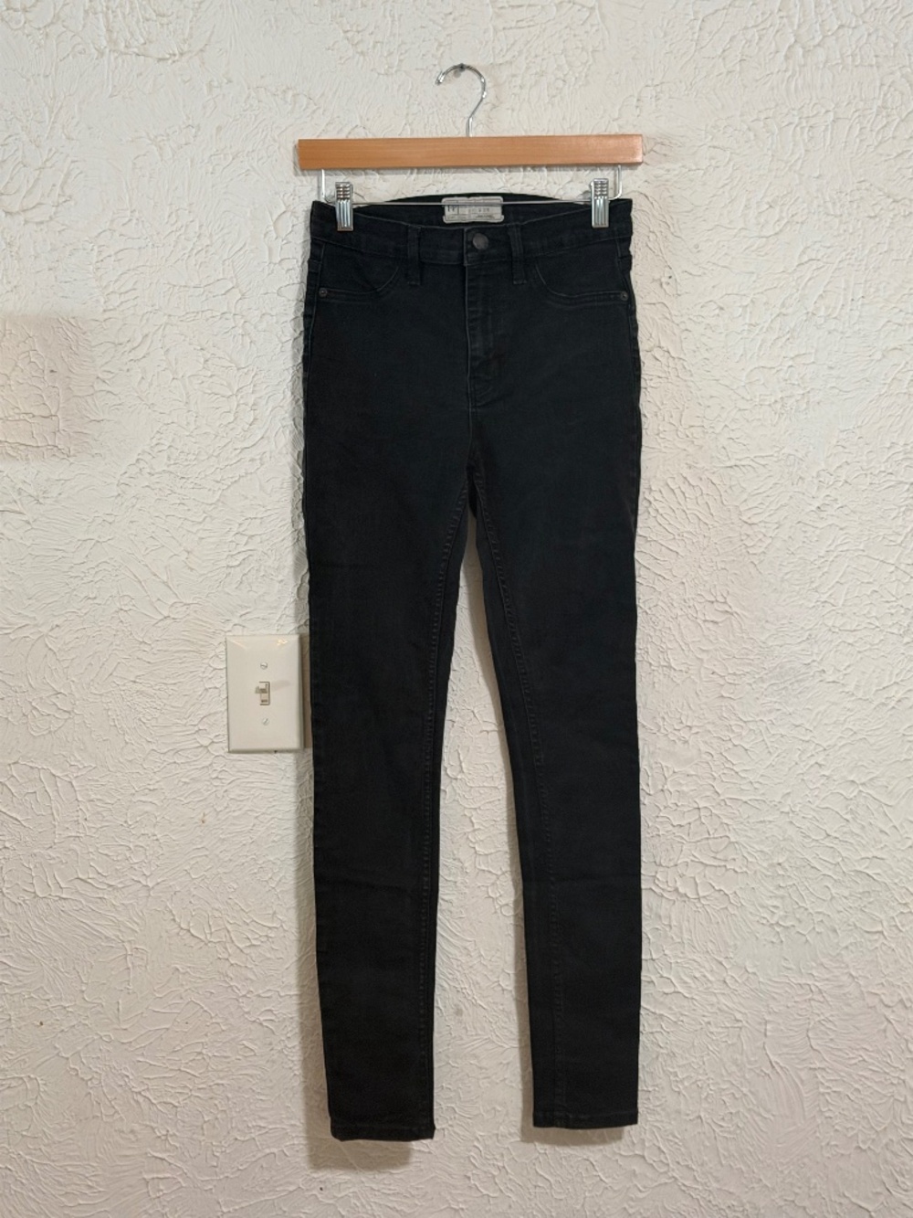 Free People Black Denim Skinny Jeans Women’s Size 27 Regular